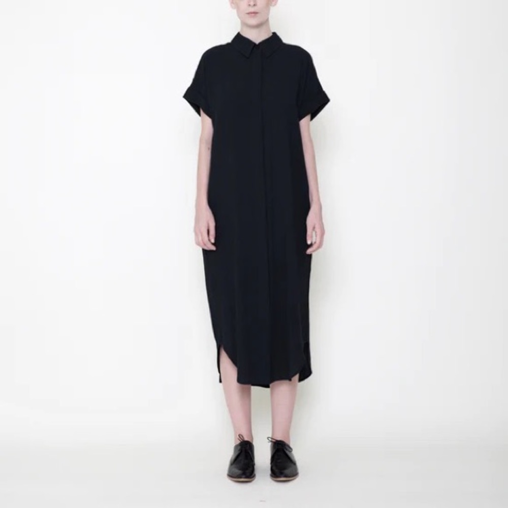 7115 Szeki - Signature Maxi Shirtdress - XS $198 retail